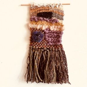 Woven wall hanging